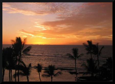 Spectacular Hawai'ian Sunset (c) 2004 DCoyote