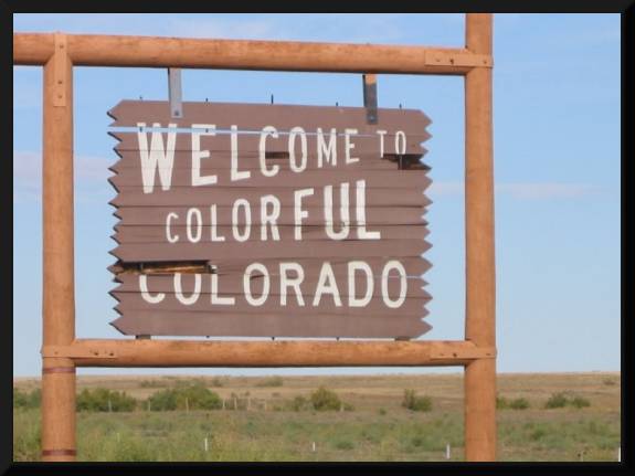 Colorado Welcome Sign (c) 2005 David Coyote